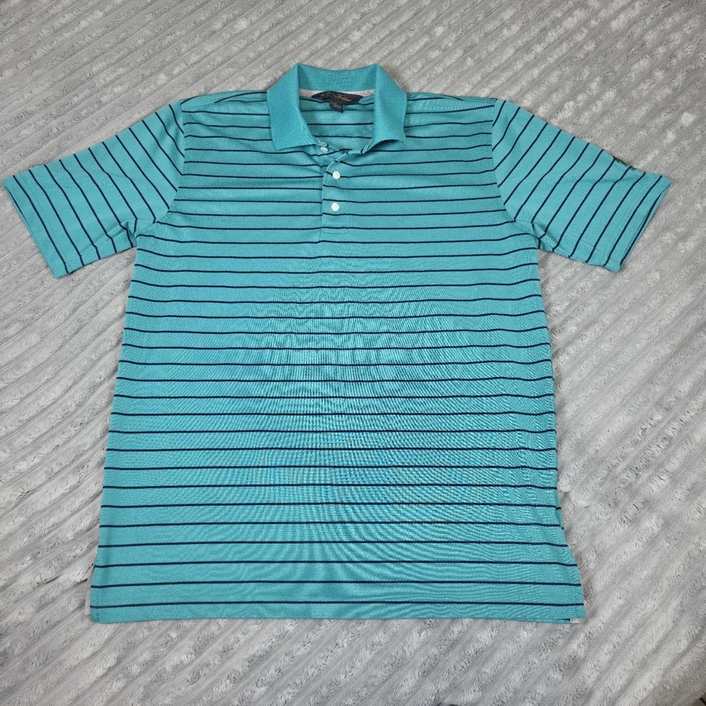 Vintage Brooks Brothers "Performance Series" golf shirt mens size Large W Patch